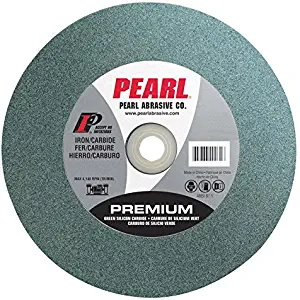 Pearl Abrasive BG610120 Green Silicon Carbide Bench Grinding Wheel with C120 Grit