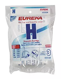 Eureka Canister Vacuum Bag Style H Fits Eureka Peggable Polybag Pack / 3