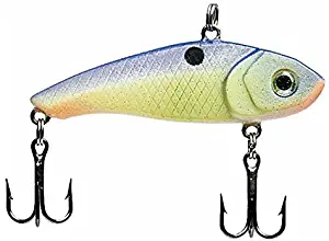 Dynamic Lures HD Ice Fishing Lure | 2.00 Inch 0.20 Oz | Vertical Jig Winter Lure | (2) - Size 10 Treble Hooks | for Fishing Bass, Trout, Walleye, Carp | Count 1 |
