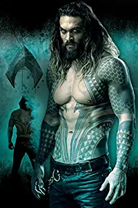 Pyramid International Justice League Aquaman Jason Momoa Movie Cool Wall Decor Art Print Poster 36x24