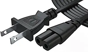 [UL Listed] OMNIHIL 15 Feet Long AC Power Cord Compatible with VANKYO Leisure 420 Mini Projector