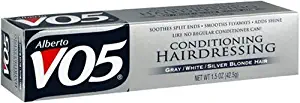 Alberto VO5 Conditioning Hairdressing for Gray/White/Silver Blonde Hair, 1.5-Ounce Tubes (Pack of 6)