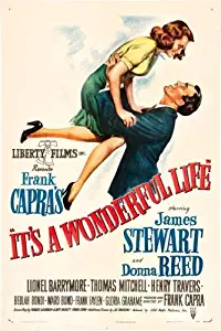 (11x17) It's A Wonderful Life - James Stewart Donna Reed Movie Poster