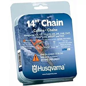 Husqvarna 531300372 14-Inch H36-52 (91VG) Lo-Pro Saw Chain, 3/8-Inch by .050-Inch