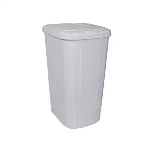 53-qt. Touch Lid Wastebasket [Set of 4] Color: White