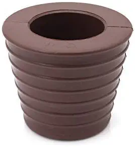 DGQ Patio Umbrella Cone Umbrella Wedge Plug Fits 1.5" Umbrella for Patio Table Hole Opening 2.5 Inch or Base 1.9 to 2.5 inch (Brown)