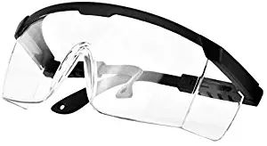 PETLESO Safety Goggles Protective Eyewear Goggles, Anti-Droplet Debris Googles for Work Lab, Black