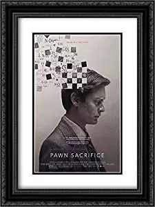 Pawn Sacrifice 18x24 Double Matted Black Ornate Framed Movie Poster Art Print