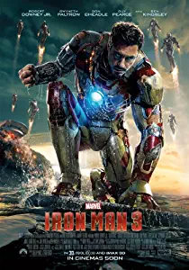 Iron Man 3 (2013) 24X36 Movie Poster (THICK) - Robert Downey Jr., Guy Pearce, Gwyneth Paltrow