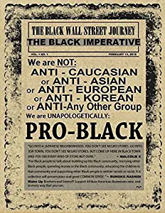 Pro Black Wall Street / Power / Empowerment Poster Print (11x17)