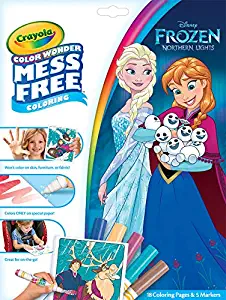 Crayola Color Wonder Frozen Coloring Book & Markers, Mess Free Coloring, Gift for Kids, Age 3, 4, 5, 6