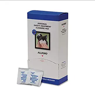 Allegro 3001 Alcohol-Free Respirator Mask Cleaning Wipes, Sold by the Box of 100 Wipes