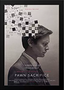 Pawn Sacrifice 28x36 Large Black Wood Framed Movie Poster Art Print