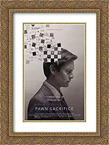 Pawn Sacrifice 18x24 Double Matted Gold Ornate Framed Movie Poster Art Print