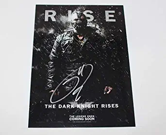 Tom Hardy The Dark Knight Rises Authentic Signed Autographed 8x10 Glossy Poster Photo Loa