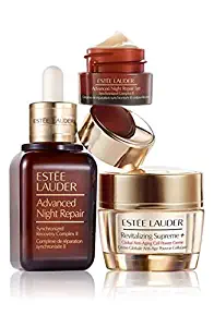 Estee Lauder Advanced Night Repair Synchronized Recovery Complex II, 1 oz, Eye Supercharged Complex .17 oz. Revitalizing Supreme+ 0.5 oz, Set