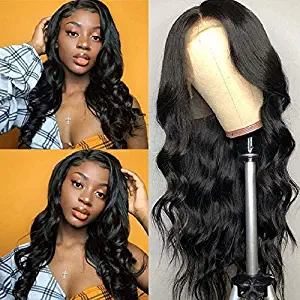 QTHAIR 12a Grade 360 Lace Frontal Wigs Pre Plucked with Baby Hair Brazilian Body Wave Human Hair Lace Front Wigs 18" Natural Hairline for Black Women