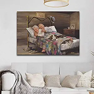 KFEKDT Home Sweet Poster and Prints Family Wall Art Canvas Painting Cuadros Pictures Home Decor for Living Room Bedroom Posters(Print No Frame) C 50x70CM