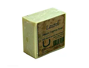 Aleppo Laurel Oil Soap Bar: Hand-made All Natural with Olive Oil and Laurel Extract 5.6 Oz./Bar Each Versatile Skin Beautifying Body Cleansing Agent for Men Women Boys Girls 8-Bar Pack; 5.6 Oz Each