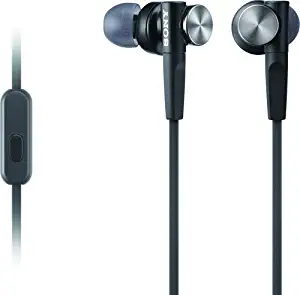 Sony MDRXB50AP Extra Bass Earbud Headset (Black)