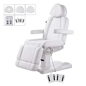 Facial Beauty Bed Medical Aesthetic Tattoo Procedure Bed With Electrical Adjustments - Ink-White