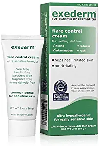 Exederm Flare Control Cream for Eczema & Dermatitis, 2oz