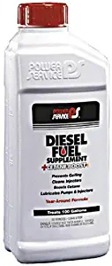 Power Service 1025-12PK +Cetane Boost Diesel Fuel Supplement Anti-Freezer - 1 Quart, (Pack of 12)