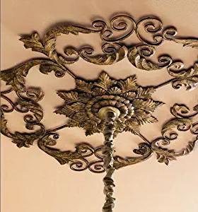 Large Old World Acanthus Leaf Ceiling Medallion