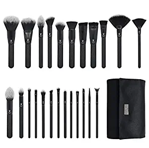 Royal & Langnickel Full Size MODA Pro Full Face 25PC Makeup Brush Set with Travel Pouch