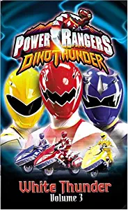 Power Rangers Dino Thunder - White Thunder (Vol. 3) [VHS]