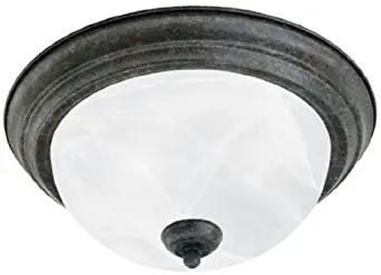 Thomas Lighting SL869222 Essentials Ceiling Lamp, Two Light, Sable Bronze