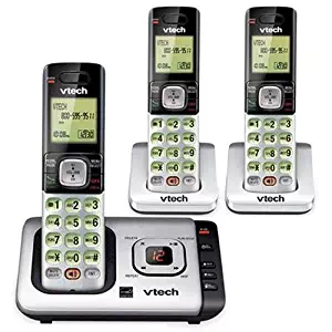 Vtech 3 Handset Cordless Phone Answering System with Caller-ID and Call-Waiting