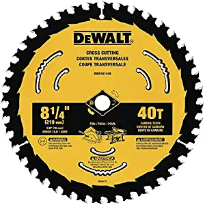 DEWALT DWA181440 8-1/4-Inch 40-Tooth Circular Saw Blade