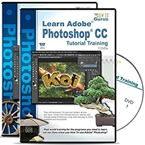 Adobe Photoshop CC Tutorial plus Adobe Photoshop CS6 Training on 6 DVDs