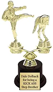 Kick Ass Trophy with 4 Lines of Custom Text