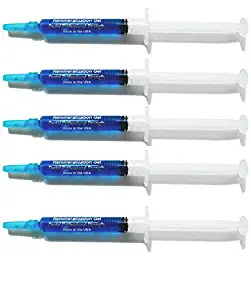 White Teeth Global Remineralization Gel Remineralizing and Reduces Teeth Sensitivity After Teeth Whitening Treatment - 5 Syringes of Gel