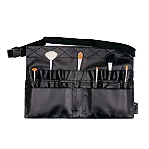 Comicfs Makeup Brush Bag A1 Professional Cosmetic Holder 28 Pockets Organizer Apron with Artist Belt Strap/Belt Light Weight