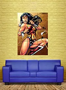 Doppelganger33 LTD Wonder Woman Wall Art Multi Panel Poster Print 35x50 inches