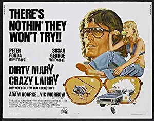 MariposaPrints 66480 Dirty Mary Crazy Larry Movie Peter Fonda, Decor Wall 36x24 Poster Print