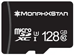 MorphXStar 128G Surveillance microSD Card V60 UHS-III U3 Class 10 High Speed SDXC Memory Card