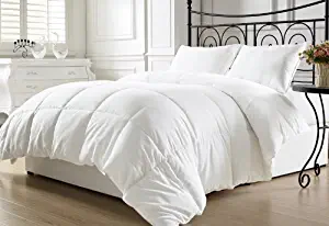 KingLinen White Down Alternative Comforter Duvet Insert 100-percent Hypoallergenic, Twin XL