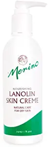 Dry Skin Lanolin Cream by Merino (240ml/8.11fl oz Pump Bottle)