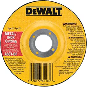 DEWALT DW8424 Thin Cutting Wheel, 4-1/2-Inch x .045-Inch x 7/8-Inch