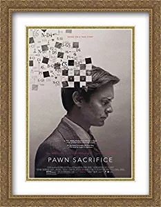 Pawn Sacrifice 28x36 Double Matted Large Large Gold Ornate Framed Movie Poster Art Print