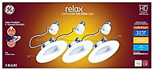 G E LIGHTING 47697 Relax Heavy Duty LED Light Bulbs, Soft White, 9-Watt, 750 Lumens, 3-Pk. - Quantity 1