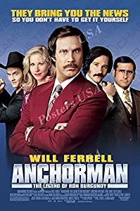 Posters USA - Anchorman Movie Poster GLOSSY FINISH - MOV426 (24" x 36" (61cm x 91.5cm))