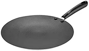 Eris ECT692 Concave Griddle Tava, 10.25-Inch, Black