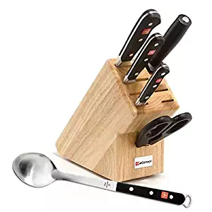 Wusthof 7416 CLASSIC Six Piece Block Set One Size Black, Stainless Steel