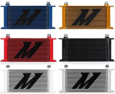 Mishimoto MMOC-19RD Universal 19 Row Oil Cooler, Red