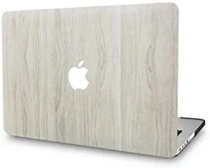 KECC Laptop Case for MacBook Air 13" Retina (2020/2019/2018, Touch ID) Plastic Case Hard Shell Cover A2179/A1932 (Pine Wood 2)